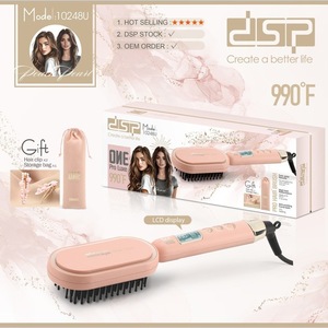 Cepillo para el Cabello Dsp One Pro Luxe 990f, Herramienta Eléctrica Ajustable de Calor para Alisar y Rizar el Cabello - Product Image 1