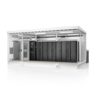 Centre de données modulaire Schneider APC EcoStruxure, trois conteneurs ISO tout-en-un en ligne, 40 kW, 5 racks en ligne, 480 V, informatique préfabriquée
