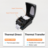 Printer Label RFID UHF 860mhz 960MHz Encoder EPC Printer Desktop USB Mendukung Label Stiker Pasif RFID UHF