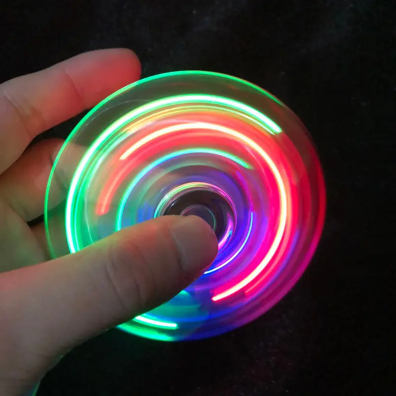 Party Favors Light Up LED Spin Toys for child Flashing Gyro Gyroscope Glow in The Dark other toys Spinning Tops