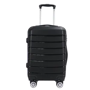 Valigia da volo di qualità MOQ bassa ruote Mute borsone bagaglio professionale in polipropilene con serratura