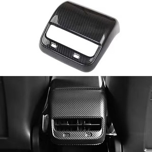 ฝาครอบกล่องคอนโซลกลางสำหรับ <span class=keywords><strong>Tesla</strong></span> Model 3 Y คาร์บอนไฟเบอร์ พร้อมฝาครอบกรองช่องระบายอากาศด้านหลัง ป้องกันฝุ่น <span class=keywords><strong>ราคา</strong></span>โรงงาน - Product Image 5