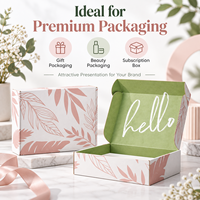 Scatola per Spedizioni Personalizzata in Cartone Premium per Ordini all'Ingrosso, con Interno Verde Stampato, Chiusura Sicura e Facile Montaggio, Ideale per Prodotti Skincare