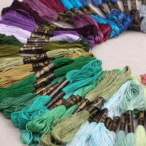 Vente Débutant 100 Couleur Broderie Point De Croix Fil Câblage Patch Fil <span class=keywords><strong>À</strong></span> La Main Coton Fil <span class=keywords><strong>DMC</strong></span> - Product Image 4