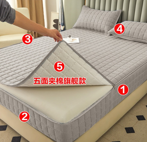 Protège-matelas imperméable et anti-salissures uni avec fermeture éclair <span class=keywords><strong>pour</strong></span> hôtel et maison, taille Queen, vente en gros - Product Image 2