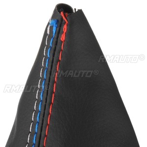 <b>Gear</b> Shift <b>Knob</b> Boot <b>Gear</b> Lever Gaiter Cover PU Leather for BMW E30 E34 Z3 E46 E36 - Product Image 4
