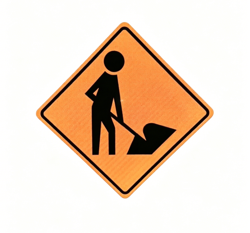 Rhombus shaped Reflective Traffic Street Sign