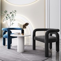 Chaises de salle à manger et tabourets de maquillage de restaurant bon marché Chaises de canapé de discussion pour une personne décontractée pour la maison Designers
