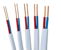 Fabrik VDE-Standard H03VVH2-F/H03VV-F Flaches Flexibles Mehradriges Stromkabel 2X0,75mm2 OEM Verfügbar