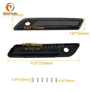 ฝาครอบบานพับกระเป๋าข้างมอเตอร์ไซค์สำหรับ Harley Touring <span class=keywords><strong>Road</strong></span> <span class=keywords><strong>King</strong></span> Street Glide Electra Glide FLHT FLHR 2014-2022 2019 <span class=keywords><strong>2018</strong></span> - Product Image 6