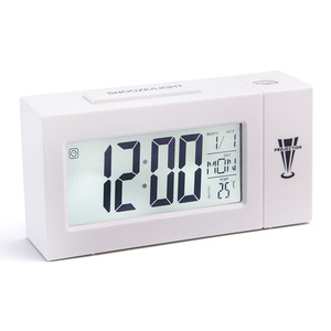 Trang chủ Máy tính để bàn bằng giọng nói điều khiển LED Đèn Nền chiếu đồng hồ đầu giường sinh viên im lặng ngủ điện tử đồng hồ báo thức đếm ngược - Product Image 3