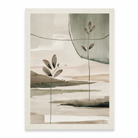 Peinture à l'huile artisanale de qualité supérieure 60x80cm, vert sauge, abstraite, peinte à la main sur toile pour la décoration de la maison