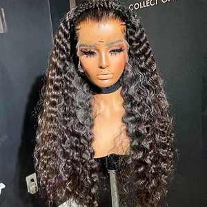 Nhà Cung Cấp 13X6 Phía Trước Glueless Đầy Đủ HD Ren Tóc Giả Lớp Biểu Bì Phù Hợp Trinh Nữ Chưa Qua Chế Biến 100% Đầy Đủ Ren Tóc Giả Tóc Con Người Nguyên Ấn Độ Dài - Product Image 3