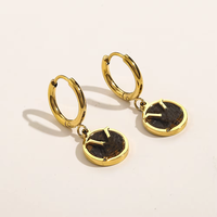 Parure de bijoux de marque de créateur en acier inoxydable 18K, style luxe léger vintage, plaqué or, boucles d'oreilles, collier, bracelet, pour mariages et soirées, avec perles
