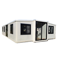 Maison conteneur préfabriquée, villa modulaire, structure en acier, bureau portable, maison, assemblage rapide, espace de vie extensible, dortoirs