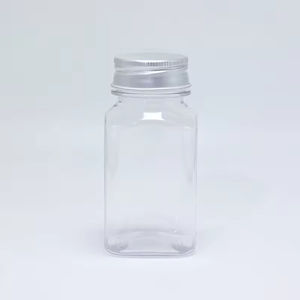 Botella de Plástico para Jugo de 2oz 4oz 6oz 8oz 12oz 16oz con Tapa, Botellas Cuadradas para Jugo de 60ml 120ml 250ml 350ml con Tapas a Prueba de Manipulación - Product Image 5