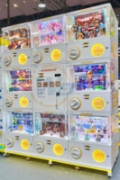Mesin penjual otomatis kapsul mainan Gacha logam besar harga grosir pabrik WANGERBAO, beroperasi dengan koin, pembayaran satu kali.