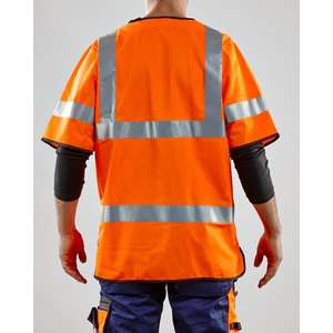 BLAKLADER - 302310225300XS/S Chaleco Hi-Vis Clase 3 Naranja-EAN 7330509564523 ROPA DE TRABAJO DE LA HI-VIS - Product Image 3