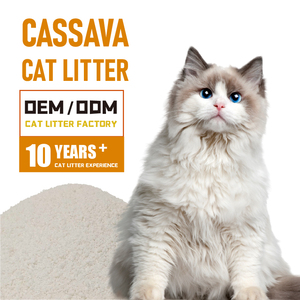 Arena para Gatos de Yuca Ecológica, Fórmula Antipolvo con Bloqueo de Amoníaco, 1.8kg, Blanca, para el Cuidado de Mascotas Mayores - Product Image 1