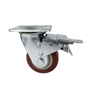 Roulettes pivotantes robustes <span class=keywords><strong>Colson</strong></span> <span class=keywords><strong>de</strong></span> 4 pouces avec frein - Product Image 4