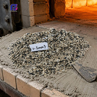 Agglomérat de Bauxite Calcinée Four Rotatif Haute Alumine Faible Teneur en Fer 1-3mm 85% Al2O3 pour Revêtement Réfractaire de Four et Coulée Réfractaire
