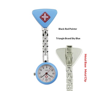 ساعة جيب مستديرة لطيفة للممرضات والأطباء في المستشفيات، حركة كوارتز، حزام معدني 26 مم، ساعة جيب معلقة - Product Image 4