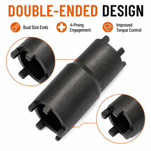 Herramienta de reparación de motocicletas: Tuerca de bloqueo de embrague, llave para buje de embrague / herramienta para quitar la tuerca del embrague de arranque para <span class=keywords><strong>Kawasaki</strong></span> Honda - Product Image 3