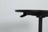 Table d'ordinateur portable pivotante ADA Rotation lisse à 360 ° et réglage de la hauteur du ressort à gaz, bureau de console mobile robuste pour bureau/étude