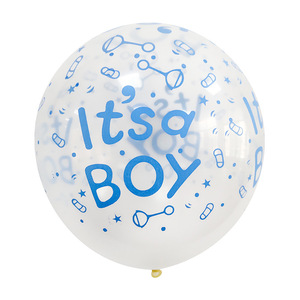 Globos de látex de 12 pulgadas para baby shower, revelación de género, <span class=keywords><strong>es</strong></span> niña o niño, globos para decoración de fiestas - Product Image 6