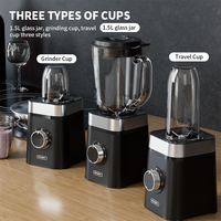 Blender électrique RANBEM pour la cuisine, usage domestique, broyeur de fruits et légumes, mélangeurs alimentaires, smoothies, blender