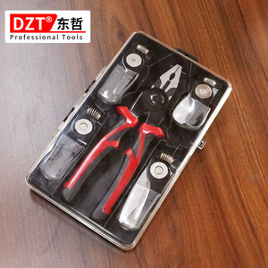Dzt <b>Wire</b> Cutting Pliers Set 5 In 1 Interchangeable Head Electrician Tool For Home Use Chromium Mo Steel Blade - Product Image 2