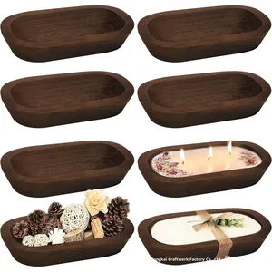 Porte-bougie et plateau <span class=keywords><strong>de</strong></span> présentation <span class=keywords><strong>en</strong></span> <span class=keywords><strong>bois</strong></span> massif <span class=keywords><strong>en</strong></span> forme <span class=keywords><strong>de</strong></span> sapin <span class=keywords><strong>de</strong></span> <span class=keywords><strong>Noël</strong></span> pour l'aromathérapie - Product Image 5