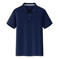 Custom Heren Voor Poloshirts Sneldrogend 100% Polyester Zakelijke Werkkleding In Blauw Rood Zwart Wit Met Print Designs