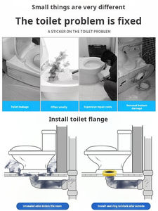 Anillo de Cera para Inodoro de Doble Sellado, Extra Grueso, Reforzado, Anti-Olor, para Uso en Hoteles, con Fácil Instalación para Baño - Product Image 6