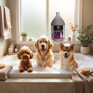 Shampooing pour poils <span class=keywords><strong>roux</strong></span>-bruns Dao Dao Mi à l'huile de vison pour l'entretien des chiens de couleur <span class=keywords><strong>roux</strong></span>-brune, <span class=keywords><strong>Golden</strong></span> Retrievers, Shiba Inus - Utilisation en salle de bain - Product Image 3