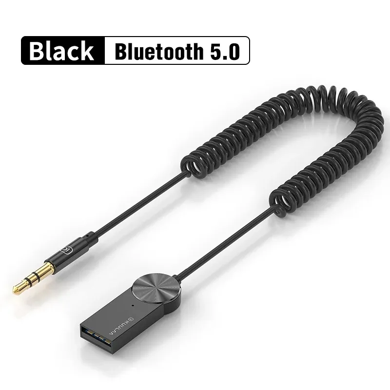 Adaptateur Bluetooth Aux câble Dongle pour voiture 3.5mm Jack Aux Bluetooth 5.0 récepteur haut-parleur Audio transmetteur de musique