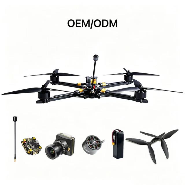 15 Inch Heavy Lift FPV Racer Drone UAV Quadcopter Stable Signal Real Time Transmission Industrial Survey Mapping Mission Use