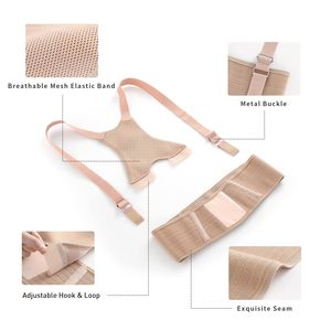 Sabuk bersalin yang dapat disesuaikan untuk wanita hamil, pita pendukung perut untuk meringankan nyeri punggung, tali penjepit pinggang - Product Image 4