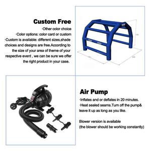 Su misura aria stretta Pvc gonfiabile <span class=keywords><strong>Baseball</strong></span> Softball battuta & Pitching gabbia Backstop con rete gonfiabile gabbia da <span class=keywords><strong>Baseball</strong></span> - Product Image 6