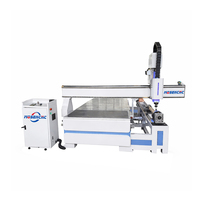 Máquina Router CNC de 4 Ejes Jinan Mosencnc de Alta Resistencia, Motor de Husillo Único de 5.5kW, Alta Rigidez para Trabajos en Madera, Balaustres y Escaleras