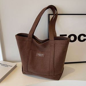Bolsas de Compra Reutilizables Ecológicas y Biodegradables, Bolsas de Compra de Lona de Algodón Natural para Mujer, para Boutique - Product Image 1