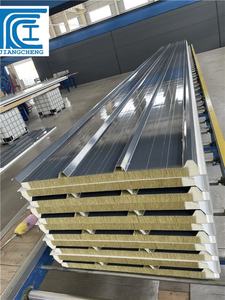 50-150mm PU 단열 폴리우레탄 EPS PIR 골판지 지붕 강철 패널 방화 방수 외부 금속 냉장실 호텔용 - Product Image 6