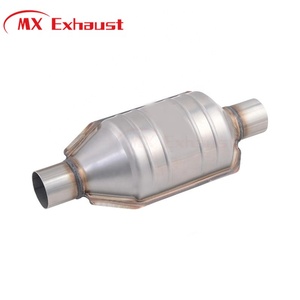 Pipa Knalpot Performa Tinggi Universal Stainless Steel dengan Konverter Katalitik 200/400 Sel, 2" 2.25" 2.5" - Product Image 3