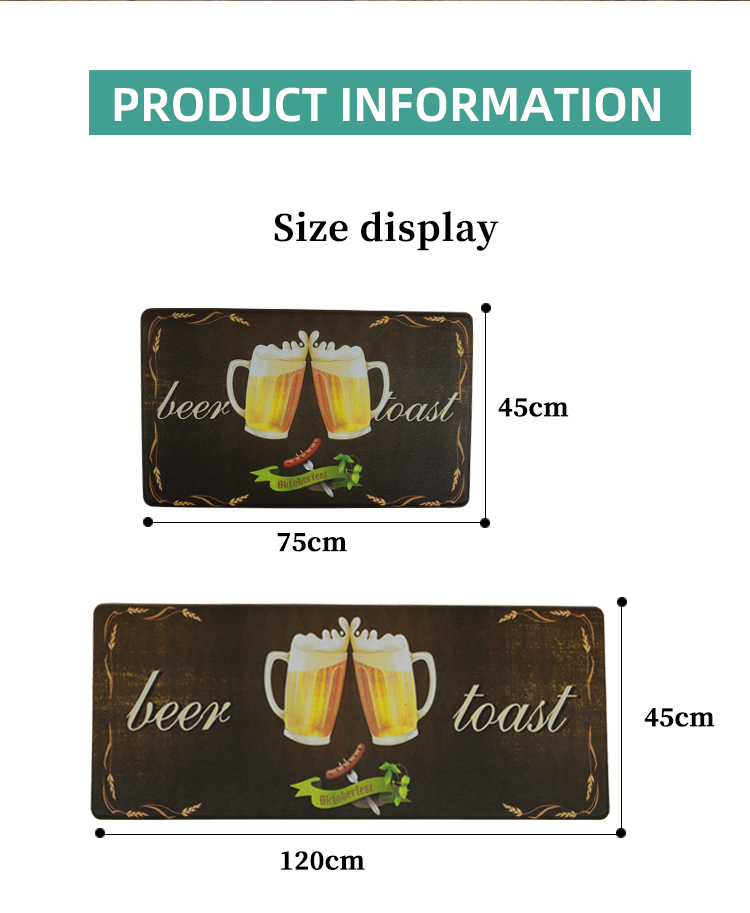 Shinnwa home decor customized printing flooring entrance foot door mat kitchen mat