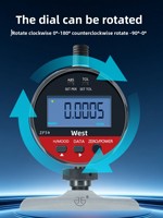 Indicateur de profondeur numérique à cadran, jauge électronique de type aiguille, mesure de profondeur de précision industrielle de haute qualité