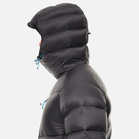 Nouveauté Veste en duvet avec logo personnalisé, manteau d'hiver chaud en duvet de canard, vestes zippées pour hommes