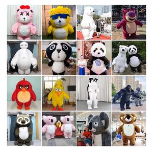 Inflatable khổng lồ gấu nâu Linh Vật Trang phục cho người lớn lông ăn mặc Kid Đảng - Product Image 6