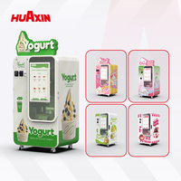 Máquina comercial de açaí, máquina expendedora de helado suave para la venta de açaí en vasos y negocios minoristas.