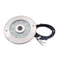 Lampe de fontaine de jardin submersible haute puissance LanVol DMX512 DC24V IP68 RGB 18W en acier inoxydable pour LED musicales et dansantes