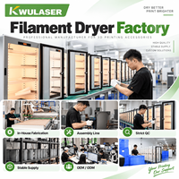 Boîte de séchage de filament pour imprimante 3D à condensation semi-conductrice, écran tactile, humidité en temps réel, trous d'alimentation directe, PLA PETG ABS TPU Nylon